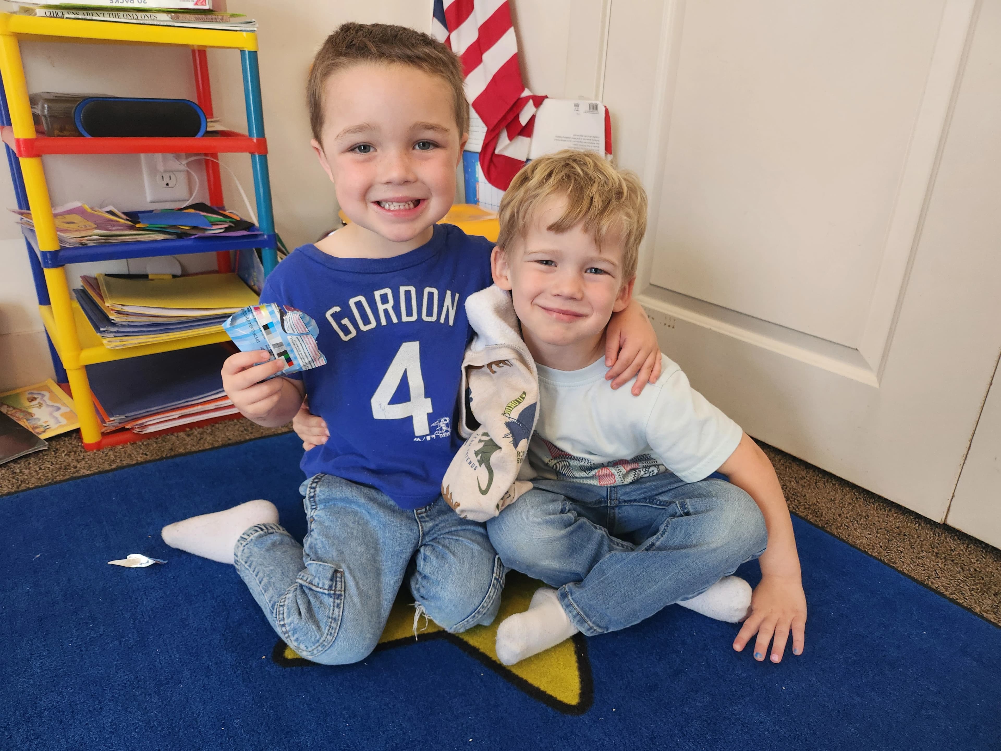 3 to 4 year old boy and girl