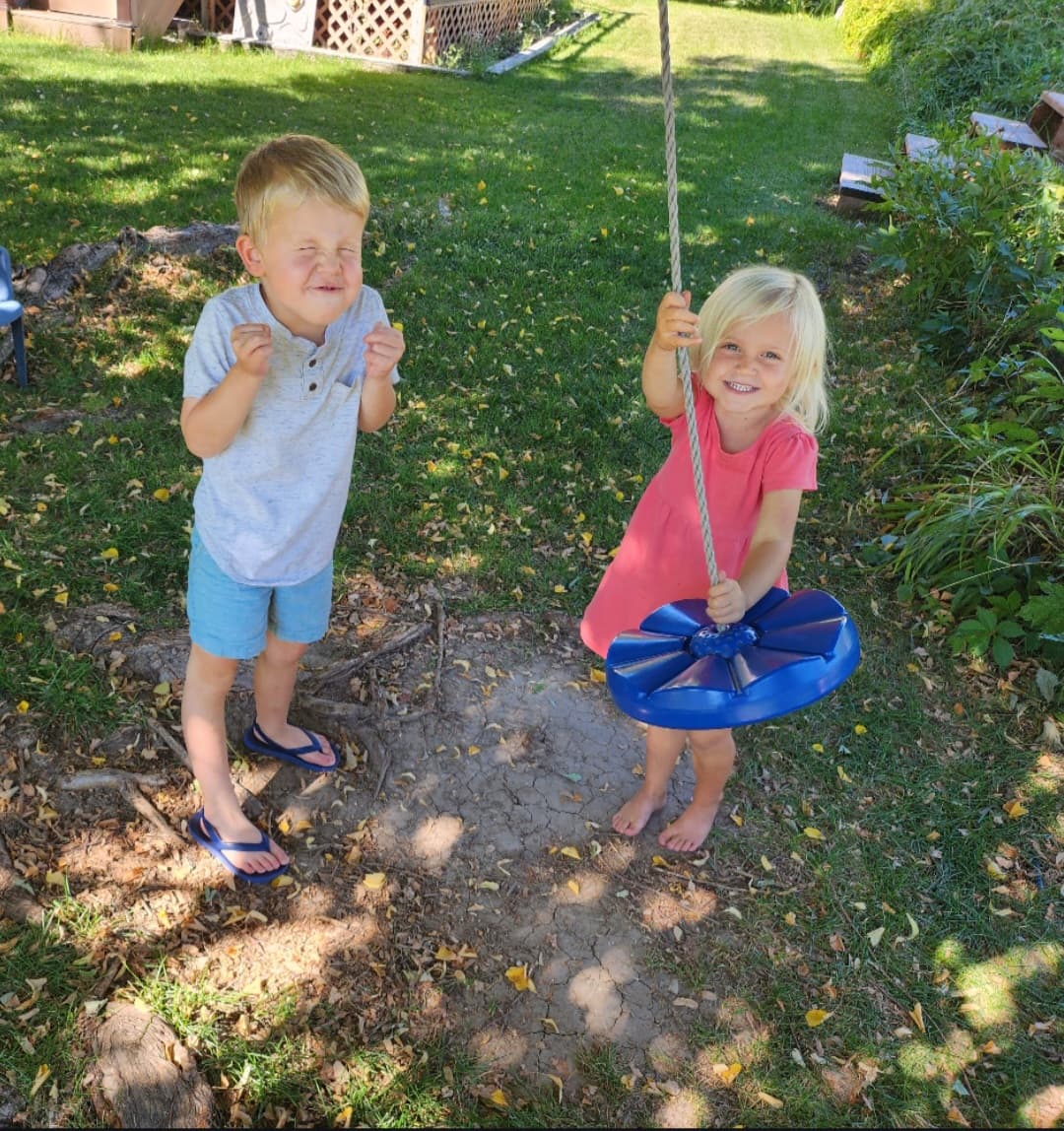kids playing outside